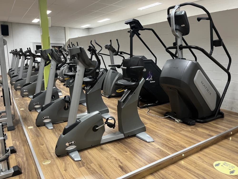 Cardio toestellen.